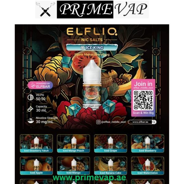 Elfliq Saltnic E-liquid By Elfbar